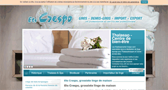 Desktop Screenshot of grossiste-linge-maison.com